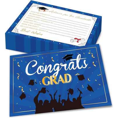 2026届毕业派对建议卡 - 毕业祝福与建议卡，高中/大学/高中毕业派对回礼卡