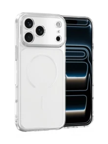 Ultra-Thin Matte Transparent Tactile Phone Case, Compatible With IPhone 17 Pro Max, 17 Pro, 17, 16, 15, 14 Plus, 13 Pro Max, Soft Transparent Back Cover - Frosted Transparent - View 2