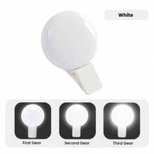 迷你小型Q手机补光灯，LED自拍灯，直播美颜灯，兼容所有手机型号，内置150mAh可充电锂电池。 - 彩色 - 查看 9