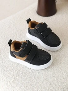1 Pair Kids Shoes, Boys Low-Top Sneakers, New Arrival Baby Sports Shoes - Black - View 4