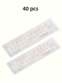 20/40/60pcs Disposable Ear Acupuncture Ear Massage Therapy Ear Stickers, Ear Point Therapy Patches - Multicolor - View 16