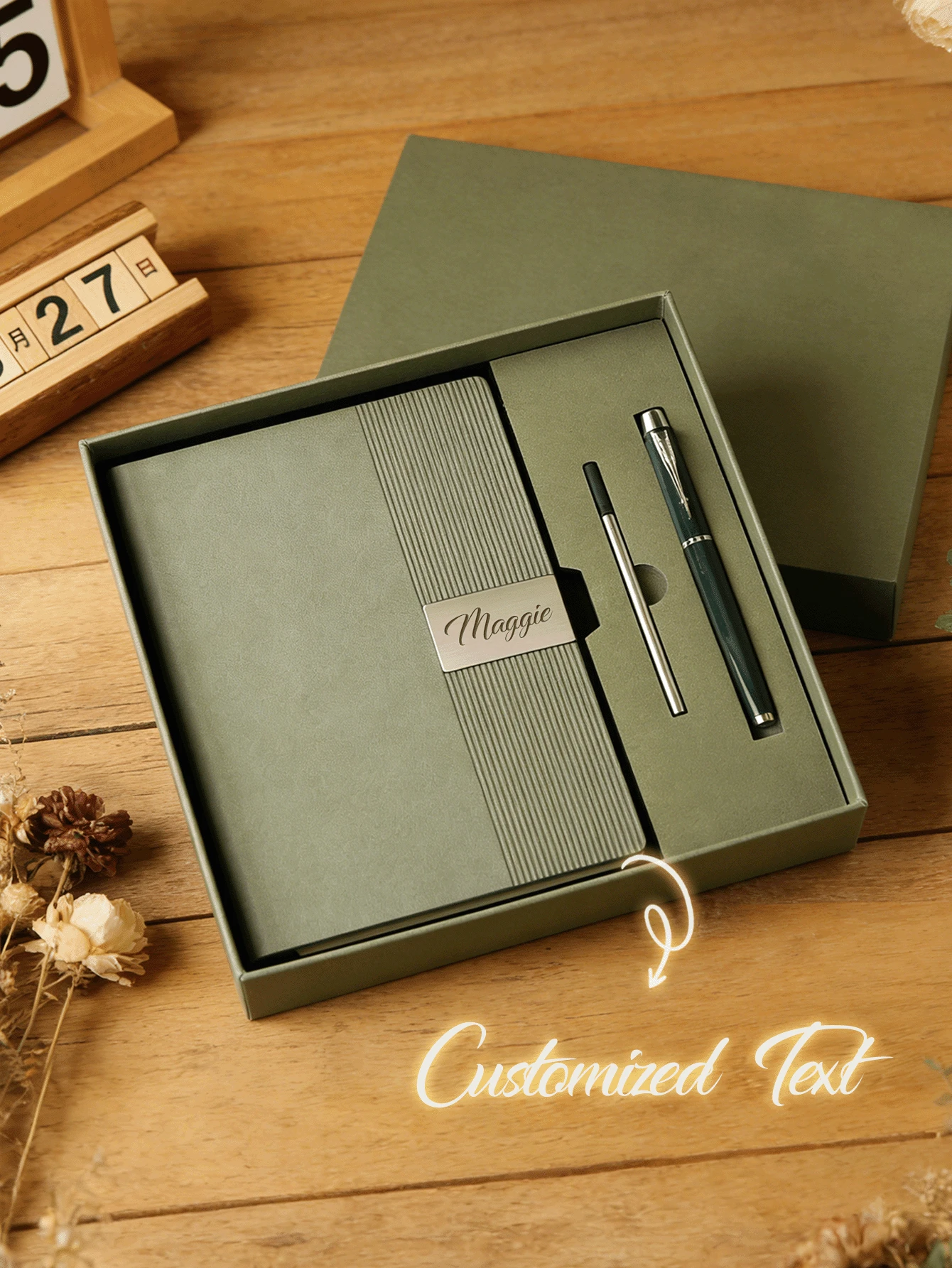 Bộ quà tặng sổ tay và bút cao cấp tùy chỉnh, Bộ dụng cụ viết thanh lịch tùy chỉnh, Sổ tay và bút cá nhân hóa tùy chỉnh, Quà tặng sổ tay tùy chỉnh, Bộ văn phòng phẩm thời trang tùy chỉnh, Sổ tay thanh lịch tùy chỉnh, Sổ tay bìa cứng tùy chỉnh - Món quà lý tưởng cho sinh viên và người đi làm