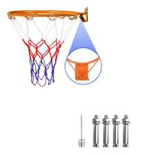 45 Cm Aro De Baloncesto De Pared Canasta De Baloncesto - Rojo - Ver 1