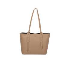 Women's Large Tote Bag, Elegant, Structured, Luxury, Minimalist, Long Shoulder Strap, Modern, Spacious, Fashionable, Casual, Chic, Executive, Work, College, Everyday Use, Textured, Durable, Versatile, Classic, Sophisticated, Large Capacity, Urban Style, Comfortable, Premium - 卡其色 - 查看 2