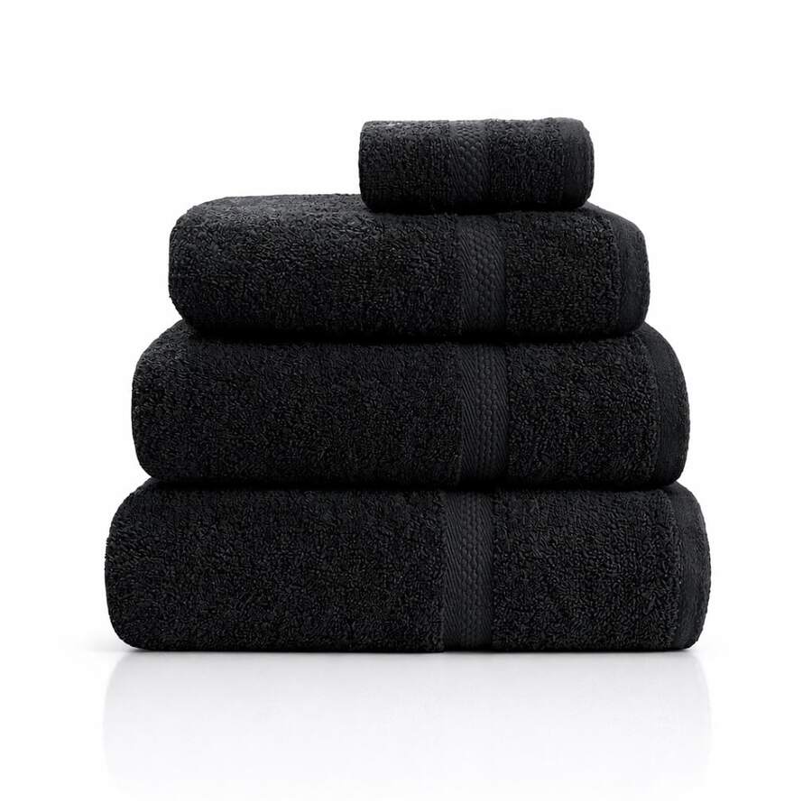 Bath Towels - Black - View 1