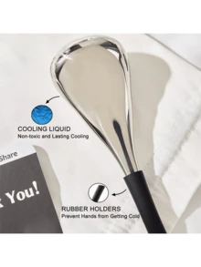 1/2 chiếc dụng cụ chăm sóc da mặt bằng bi đá lạnh bằng thép không gỉ, dụng cụ massage mắt trị liệu bằng đá lạnh dành cho nữ, con lăn trị liệu bằng đá lạnh làm mát da mặt. - Nhiều màu - Xem 10