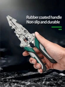 1 Pc 8-In-1 Foldable Multitool Pliers | Professional Wire Stripping, Cutting And Crimping Tool For Electricians - Wire Strippers - View 8