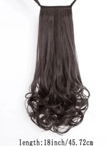 Synthetic Extensions Headband Ponytail Wig, Women's Short Curly Hair, Ponytail Style, Big Wave Short Wig, Ponytail, Short Ponytail - Multicolor - View 22