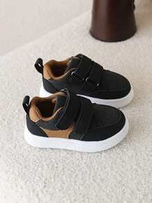 1 Pair Kids Shoes, Boys Low-Top Sneakers, New Arrival Baby Sports Shoes - Black - View 5