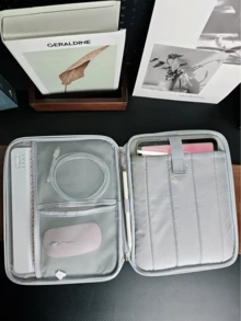 Bärväska med handtag för surfplatta, vadderad skyddande reseväska, Kindle, kompatibel med Galaxy- och Android-surfplattor. - Svart - Visa 2