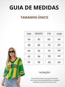 Brazil Women's Knit Crochet Shirt With V-Neck, World Cup Style, Green And Yellow Blouse, Brazil National Team Fashion - Màu vàng - Xem 4