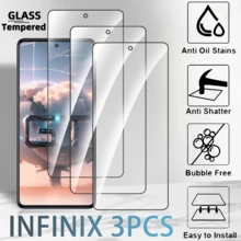 3pcs Screen Protector, Compatible With And Other Models, High-Definition Tempered Glass Film, 9H Hardness, Compatible With Phone Cases, Easy To Install, Scratch-Resistant, Bubble-Free, Full Coverage. - Clear - View 70