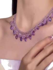 Bohemian Style Handmade Beaded Woven Women's Necklace, Retro Elegant Women's Necklace, Suitable For Party, Wedding And Casual Wear - Necklace - View 9