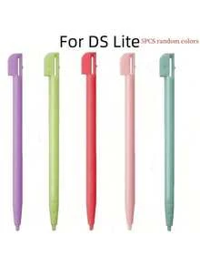 5支随机颜色触控笔，兼容2DS/DSi/3DS XL/DS Lite/3DS/New 2DS XL/WiiU/New 3DS XL游戏机，节日送礼佳品 - 查看 11