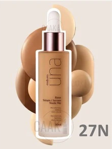 Una - Nude Me Base Serum - Natura Serum Makeup - Shade 27N - 30ml - 1 đơn vị - 27N - Xem 2