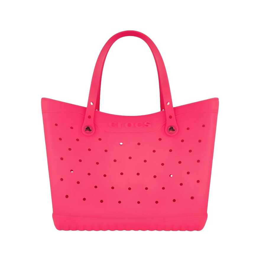 Crocs Large Classic Tote Adult Casual Bag - Berry - View 1