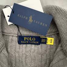 Jersey de punto con cuello alto y cremallera media de Polo Ralph Lauren, con bordado, para hombre, para otoño/invierno - Azul Marino - Ver 2