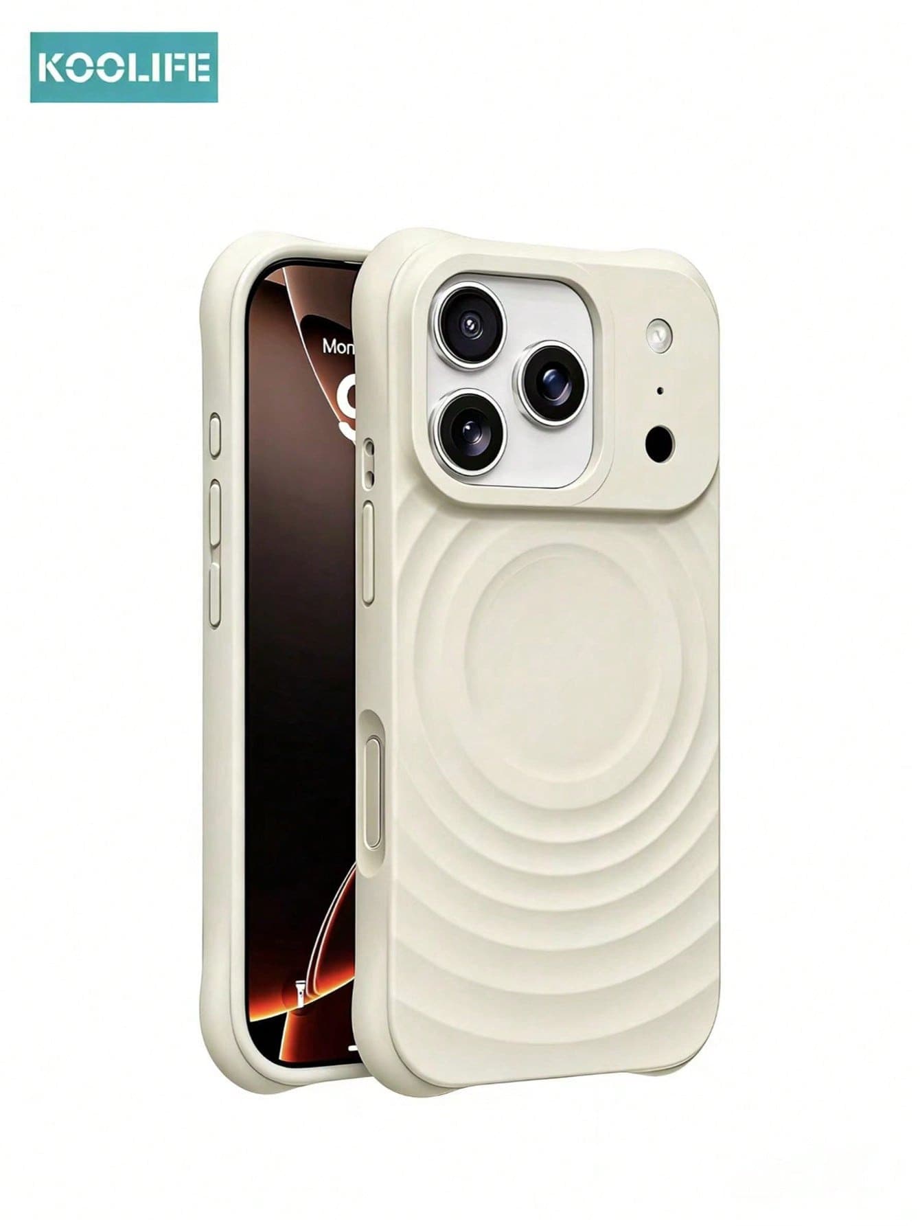 Koolife 磁吸式全包保护壳，适用于苹果 17 Pro，简约液态硅胶材质，触感柔软，哑光表面，兼容 17 Pro Max/17/17 Pro/16/16 Pro/16 Pro Max/16e