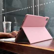 TenYide Ốp bảo vệ máy tính bảng kiêm bàn phím Bluetooth từ tính, phù hợp với Honor Pad X8/X9/X8A/8 12"/9/7/X8 PRO/, Mate Pad 10.4"/Pro 11"/11.5S"/11.5"/SE 10.4"/SE 11"/T10/11"/T10s, Tab P11/P11 Plus /P12/P12 Pro/Xiaoxin P12 Pro, Pad 5/5Pro/6/6Pro/7/7pro/8/8pro/Redmi Pad 10.61''/Redmi Pad Pro/Redmi Pad SE - Hồng - Xem 3