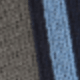 Blanco y negro con detalles azules.