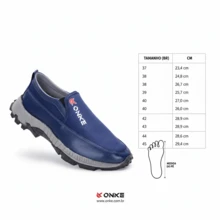 Sapato Masculino Casual Slip-On Leve Dia a Dia Preto - Castanho - Visão 7
