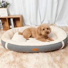 1pc All-Season Dog/Cat Bed Cushion Mat, Suitable For Small/Medium Pets - Pink - View 6