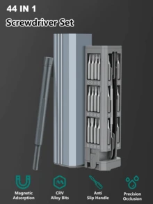 44-In-1 Precision Screwdriver Set, Multi-Functional Screwdriver Kit, Electronics, Computer, Glasses, Phone, Watch Repair Tools, Suitable For DIY Enthusiasts And Professionals, Gift For Men, Holiday Gift - 44-in-1 Screwdriver 02 - View 13