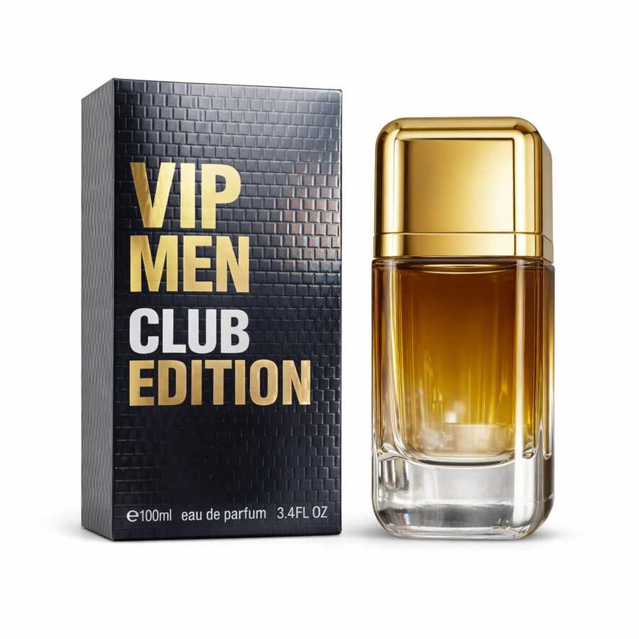 Perfume Hombre VIP Men Club Edition 100ml Eau de Parfum, Fragancia Masculina Elegante, Aroma Intenso y Larga Duración - 2 y 2 VIP. - Ver 1