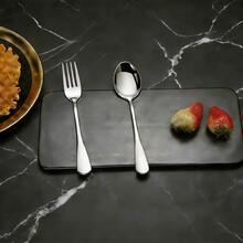 2/8/12/24件套不锈钢餐具套装，适用于日常生活、酒店、餐厅，亦可作为圣诞礼物。 - 銀色 - 查看 4