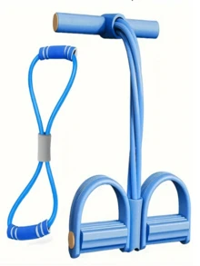 手臂力量阻力带、腿部阻力带、仰卧起坐辅助训练器 - 彩色 - 查看 19