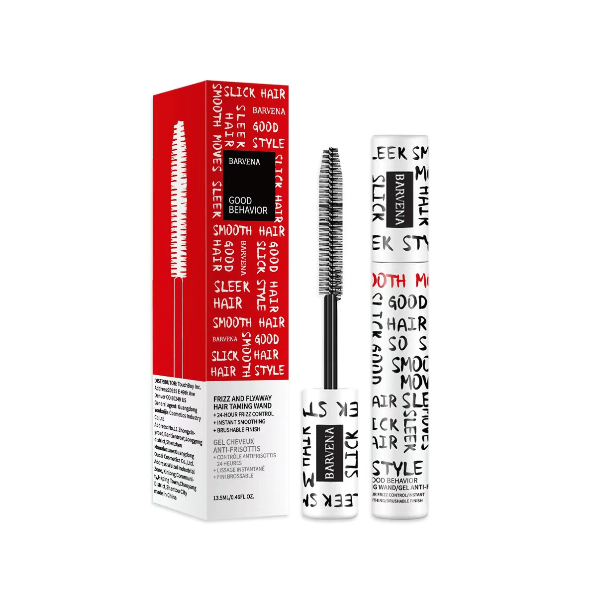 Good Behavior Frizz & Flyaway Hair Taming Wand – Lightweight Gel Control Stick For Smooth, Sleek Hair, Anti-Frizz Styling, 0.24 Oz - 有香味的 - 查看 1