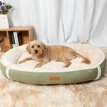 1pc All-Season Dog/Cat Bed Cushion Mat, Suitable For Small/Medium Pets - Pink - View 8