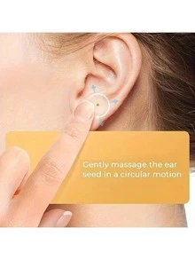 20/40/60pcs Disposable Ear Acupuncture Ear Massage Therapy Ear Stickers, Ear Point Therapy Patches - Multicolor - View 10