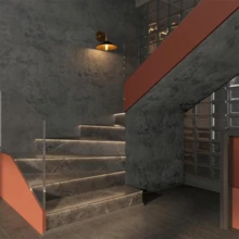 1 Roll, Dark Gray Concrete Peel And Stick Wallpaper, Waterproof Oil-Proof Heat Resistant PVC Self-Adhesive Wallpaper, Removable Wallpaper For Kitchen, Bedroom, Living Room, Countertop, Furniture - Dark Gray - View 5