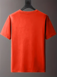 Juneteenth-Ish Since 1865 Stylized Curly Hair Wide Brimmed Hat Gold Hoop Earrings Red Lipstick Graphic Shirt Casual Crew Neck Cotton Tee Summer Breathable Cute Casual Style Versatile Casual Style Juneteenth - 紅色 - 查看 3