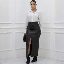 Women Skirts - màu đen - Xem 1