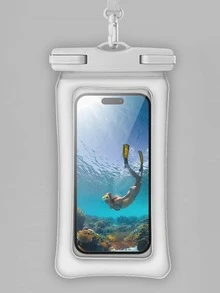 Universal Transparent Waterproof Phone Pouch, Waterproof Phone Dry Bag, Waterproof Phone Case, Touchscreen Waterproof Phone Bag, Swimming Waterproof Phone Case, PVC Phone Bag, Sealed Phone Bag, Beach Waterproof Phone Case, Swimming Waterproof Phone Dry Bag, Essential For Beach Travel And Vacation - Double Hook Waterproof Bag - View 12