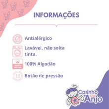 Macacão Para Bebê Toque Sedoso Ultra Maciez C/Botões Luxuoso - Azul - Visão 4