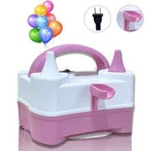 Electric Air Pump Universal Multi-Function Magic Balloon Pump Electric Inflator Long Twisting Balloons Birthday - Pink - View 1
