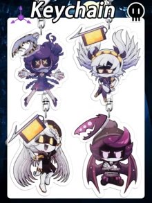 Drones Keychain, Anime Fans Merch Goods, UZI, V, N, CYN Keychains, Cartoon Anime Keychains, Collectible Keychains, Bag Pendant, Car Pendant, Holiday Gift, Birthday Gift - Multicolor - View 2