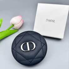 Dior Black Heart-Shaped Handheld Mirror/Compact Makeup Mirror - Hitam - View 2