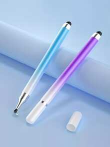 Alloy Stylus Pen Ombre Color Dual-Tip Design High Sensitivity Fiber Tip Compatible With Apple IOS Android Tablets Smooth Writing Stylus Pen Tablet Accessories Colored Pen Metal Pen Cap Pastel Spring Gift Apple/IOS/Android/Tablets - Multicolor - View 8
