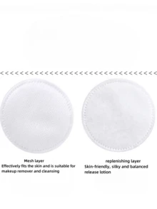 160片温和亲肤卸妆棉 - 多功能洁面湿巾。超柔软洁面棉 - 无绒卸妆湿巾，适合敏感肌肤。高级保湿洁面棉 - 温和清洁爽肤湿巾（80/160片）。低致敏洁面棉 - 温和卸妆护肤湿巾。 - 彩色 - 查看 6