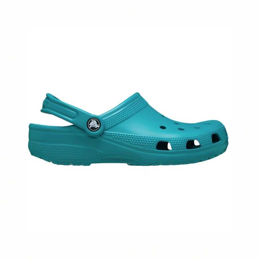 Crocs Classic Clogs Men's Comfort Slides Shoes Beach & Casual Slippers - Turbo Teal - View 1