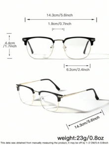 女士时尚百搭眼镜，适合日常佩戴、度假和旅行 - 彩色 - 查看 8