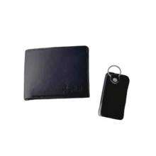 Regalo de Lujo para Hombre 6 en 1: Reloj Cronógrafo, Gafas de Sol Aviador, Cartera, Cinturón, Llavero y Tarjetero – Ideal para Ocasiones Especiales - Negro - Ver 3