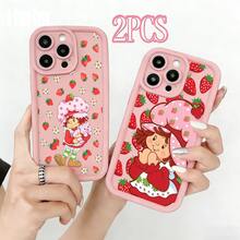 2PCS Pink Phone Case Features A Cross Pattern. It Is Compatible With Galaxy Models Including Compatible For Galaxy S25, S24, S23, S22, S21 PLUS, FE And Ultra,Galaxy A33 Compatible With For Iphone17 Pro Max, 16, 15, 14 And 13. It Makes A Perfect Gift For Birthdays, Holidays, New Year And Valentine's Day. - 粉紅色和粉紅色 - 查看 16