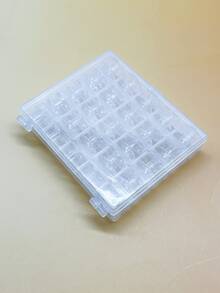 25pcs Plastic Bobbin Set, Sewing Machine Bobbins With 25 Independent Compartments, Tidy Storage, Compatible With Household Sewing Machines, Suitable For Cross-Stitch And Embroidery Thread Storage (Bobbins Only, No Thread Included) - One Box Of Bobbins (thread Not Included) - View 5