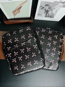 Bärväska med handtag för surfplatta, vadderad skyddande reseväska, Kindle, kompatibel med Galaxy- och Android-surfplattor. - Svart - Visa 5