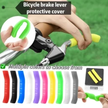 2pcs Colorful Silicone Brake Lever Covers, 6 Colors Available, Ultra-Light Design, Anti-Slip & Shock-Absorbing, Suitable For BMX, Mountain Bikes, Skateboards - Multicolor - View 4